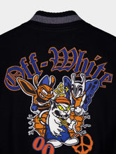 Off-White Black Gang Varsity Wool Bomber