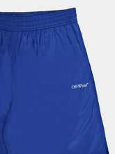 Off-White Monogram Blue Swim Shorts