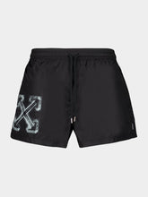 Off-White Arrows Black Swim Shorts