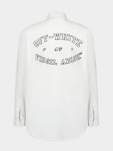Off-White White Oversized Cotton Poplin Shirt