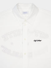 Off-White White Oversized Cotton Poplin Shirt