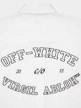 Off-White White Oversized Cotton Poplin Shirt