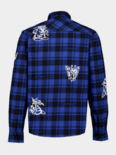 Off-White Blue Character Check Shirt