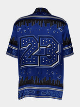 Off-White Bandana Print Blue Shirt