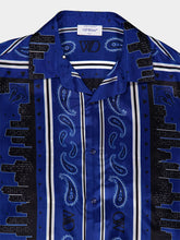 Off-White Bandana Print Blue Shirt