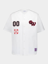 Off-White White Cotton V-neck Shirt