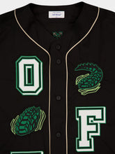 Off-White Crocodile Patch Baseball Shirt