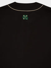 Off-White Crocodile Patch Baseball Shirt