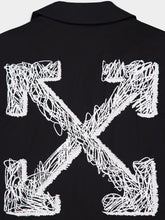 Off-White Black White Scribble Arrow Cotton Shirt
