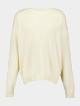 Off-White Crew-Neck Diagonal-Stripe Jumper