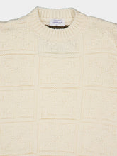 Off-White Cream 3D Stitch Arrow Wool Jumper