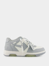Off-White Grey Out Of Office Calf Leather Sneakers