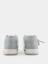 Off-White Grey Out Of Office Calf Leather Sneakers