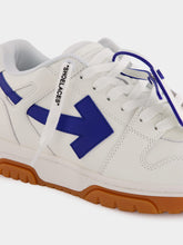 Off-White White and Blue Out Of Office Sneakers