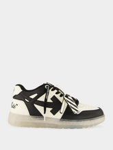Off-White Off-White and Black OOO Varsity Leather Sneakers