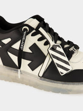 Off-White Off-White and Black OOO Varsity Leather Sneakers