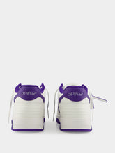Off-White White and Purple Out Of Office Sneakers