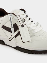 Off-White White and Chocolate Out Of Office Sneakers