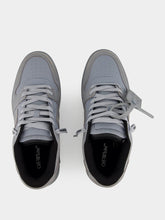 Off-White Light Grey Out Of Office Suede Sneakers