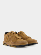 Off-White Light Brown Out Of Office Suede Sneakers