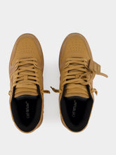 Off-White Light Brown Out Of Office Suede Sneakers