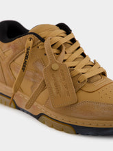 Off-White Light Brown Out Of Office Suede Sneakers