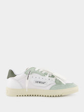 Off-White 5.0 Panelled Canvas Green Sneakers