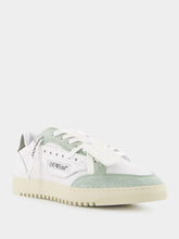 Off-White 5.0 Panelled Canvas Green Sneakers