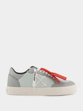 Off-White Grey New Low Vulcanized Calf Leather Sneakers