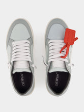 Off-White Grey New Low Vulcanized Calf Leather Sneakers
