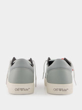 Off-White Grey New Low Vulcanized Calf Leather Sneakers
