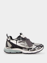 Off-White Light Grey and Black Be Right Back Sneakers