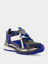 Off-White Gunmetal and Navy Blue Be Right Back Sneakers