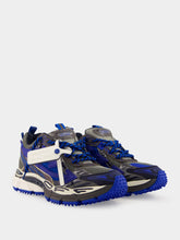 Off-White Gunmetal and Navy Blue Be Right Back Sneakers