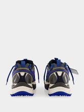Off-White Gunmetal and Navy Blue Be Right Back Sneakers
