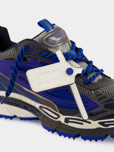 Off-White Gunmetal and Navy Blue Be Right Back Sneakers