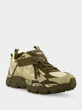 Off-White Forest Green and Sand Be Right Back Sneakers