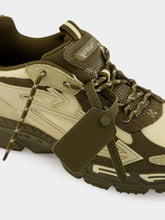 Off-White Forest Green and Sand Be Right Back Sneakers