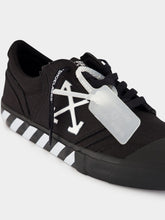 Off-White Black Vulcanized Low-Top Sneakers