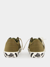 Off-White Army Green Vulcanized Low-Top Sneakers
