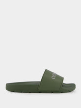 Off-White Green Bookish Sliders