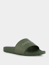 Off-White Green Bookish Sliders