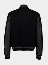 Off-White Black Crystal Varsity Jacket