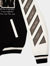 Off-White Wool-Blend Varsity Jacket