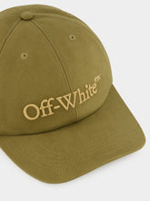 Off-White Army Green Bookish Embroidered Baseball Cap
