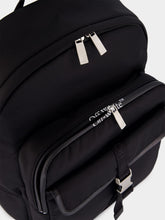 Off-White Black Outdoor Round Leather Backpack