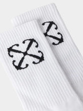 Off-White White Arrow Mid-Calf Cotton Socks