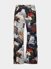 Off-White World Paint Dusty Blue Relaxed Jeans