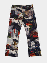 Off-White World Paint Dusty Blue Relaxed Jeans