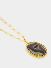 Sylvia Toledano Gold Necklace with Onyx